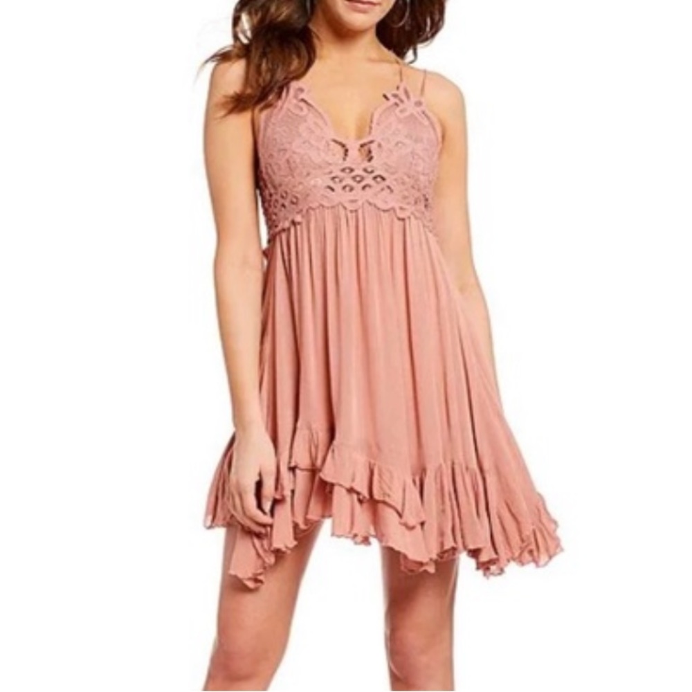 Free People Rose Adella Slip Dress Size XS